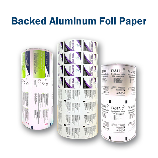 Papel de aluminio con respaldo